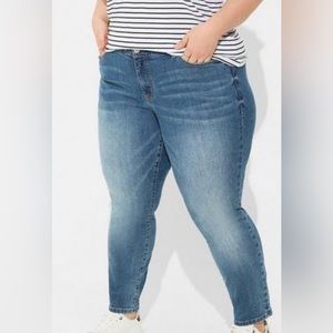 Torrid Perfect Skinny Ankle Vintage Stretch Mid-Rise Jean 14S